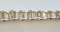 White gold baguette diamond bracelet